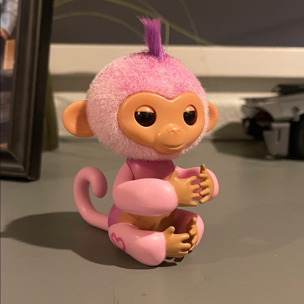 Fingerling Interactive Pink Monkey Toy
